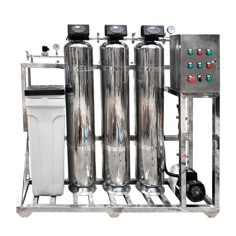 食品厂不锈钢井水过滤器酿酒制药专用 水处理设备全自动净水机(SZR-1000L)